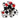 BC LIVE LUCKY WHITE BLACK & RED