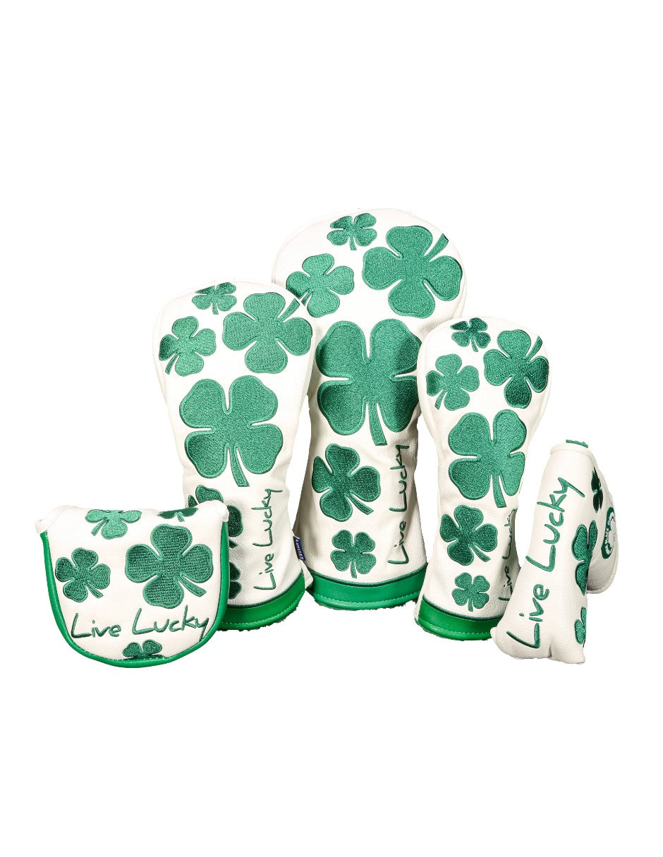 Gorra Black Clover  Live Lucky  HEADCOVER-BC LIVE LUCKY WHITE & GREEN ACCESORIOS Cap