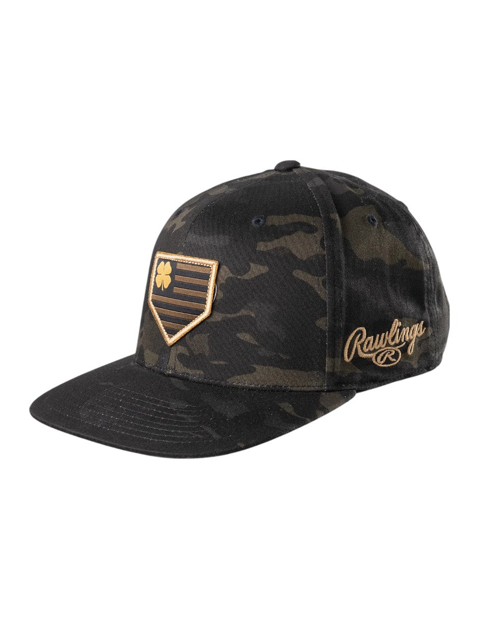 Gorra Black Clover  Live Lucky  RAWLINGS RBC MULTICAM FLAT GORRA Cap