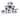 BC LIVE LUCKY WHITE & NAVY FLOWER